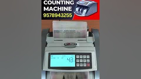 Cash Counting Machine in Tamil Nadu 2023 #shorts #shortsfeed