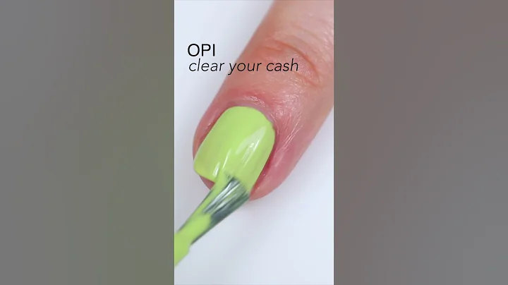 OPI “Clear Your Cash” #nailswatch #nailpolish