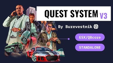 GTA 5 | Quest system v3 | Missions Creator | FiveM | ESX | QBCore | Standalone