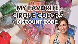 My Favorite Cirque Colors Nail Polish + Topper Swatches!