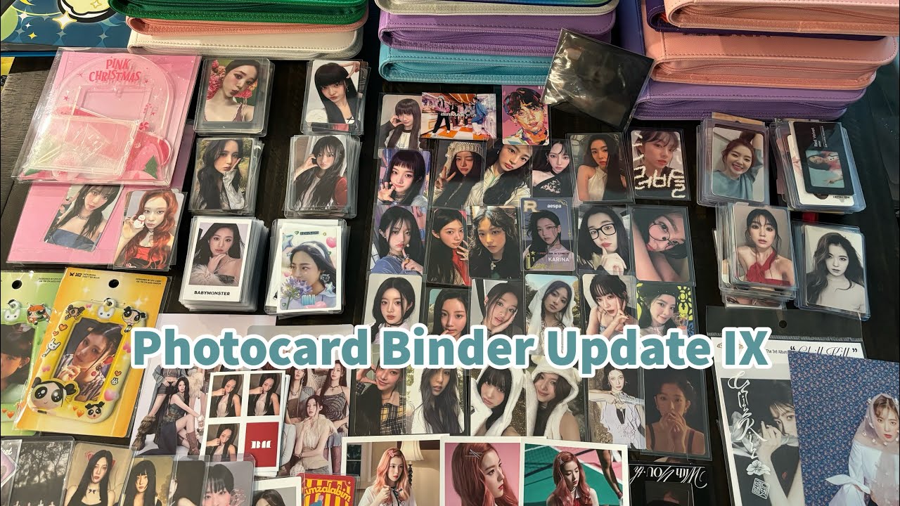 Photocard Binder Update Ⅸ ⟡ ILLIT NewJeans Red Velvet aespa IVE BABYMONSTER ♡ Irene Ahyeon ⟡