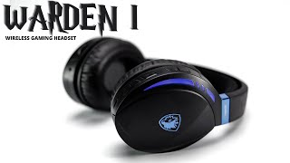 Headset Gaming Sades Runner SA-202 Wireless Low Latency 3in1 Connection - Foldable Rotateable Earcups - Detachable Microphone