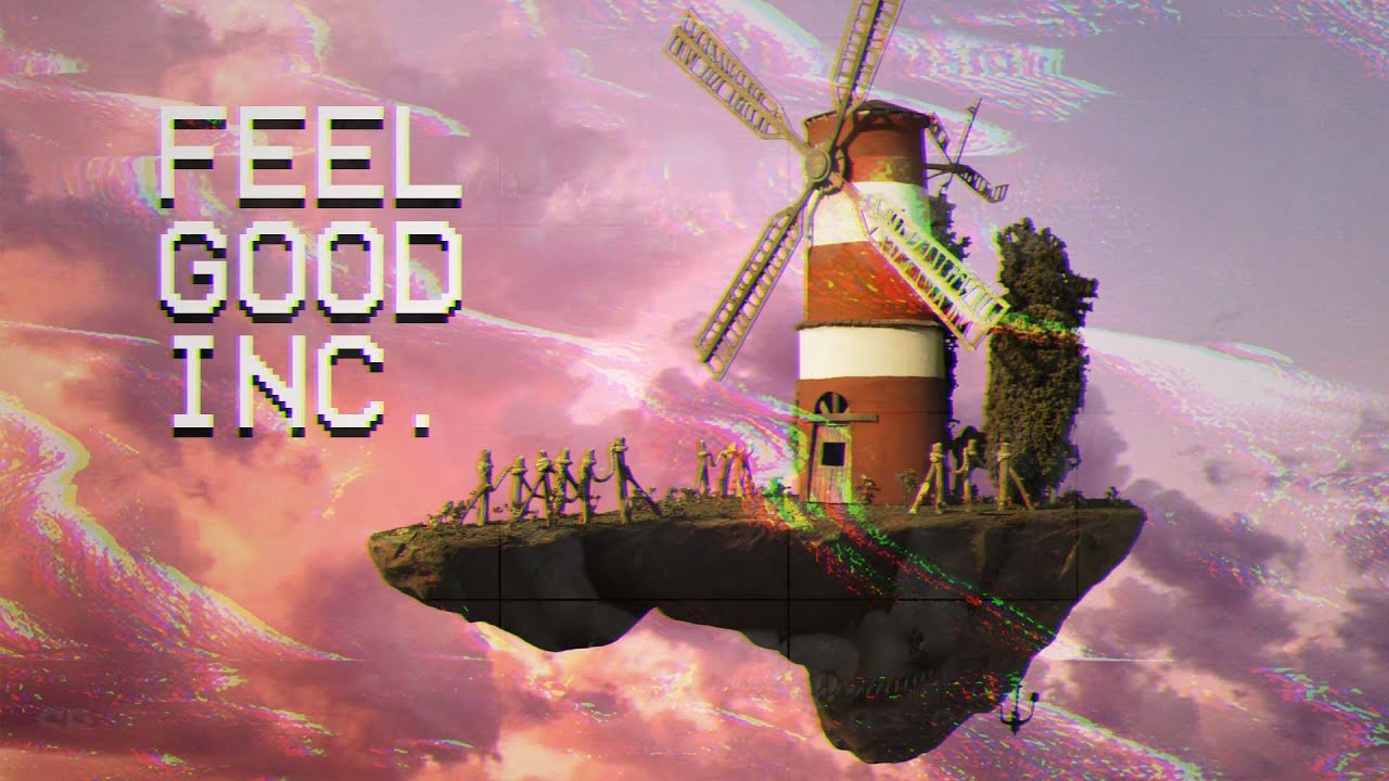 Горилаз feel good inc. Гориллаз Фил Гуд. Фил Гуд Инк. Гориллаз Фил Гуд Инк. Gorillaz feel good Inc обложка.