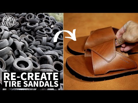 I turn tire into handmade sandals