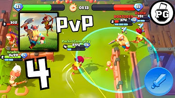 Multipayer PvP Mode - Gem Rush 💰 Loot Heroes: Fantasy RPG Games - Gameplay Walkthrough |Part 4|