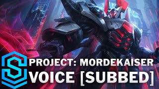 Voice - PROJECT: Mordekaiser [SUBBED] - English