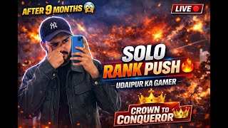 BGMI Comeback 🔥 | Crown To Conqueror 👑 | Live Rank Push #bgmi #comeback