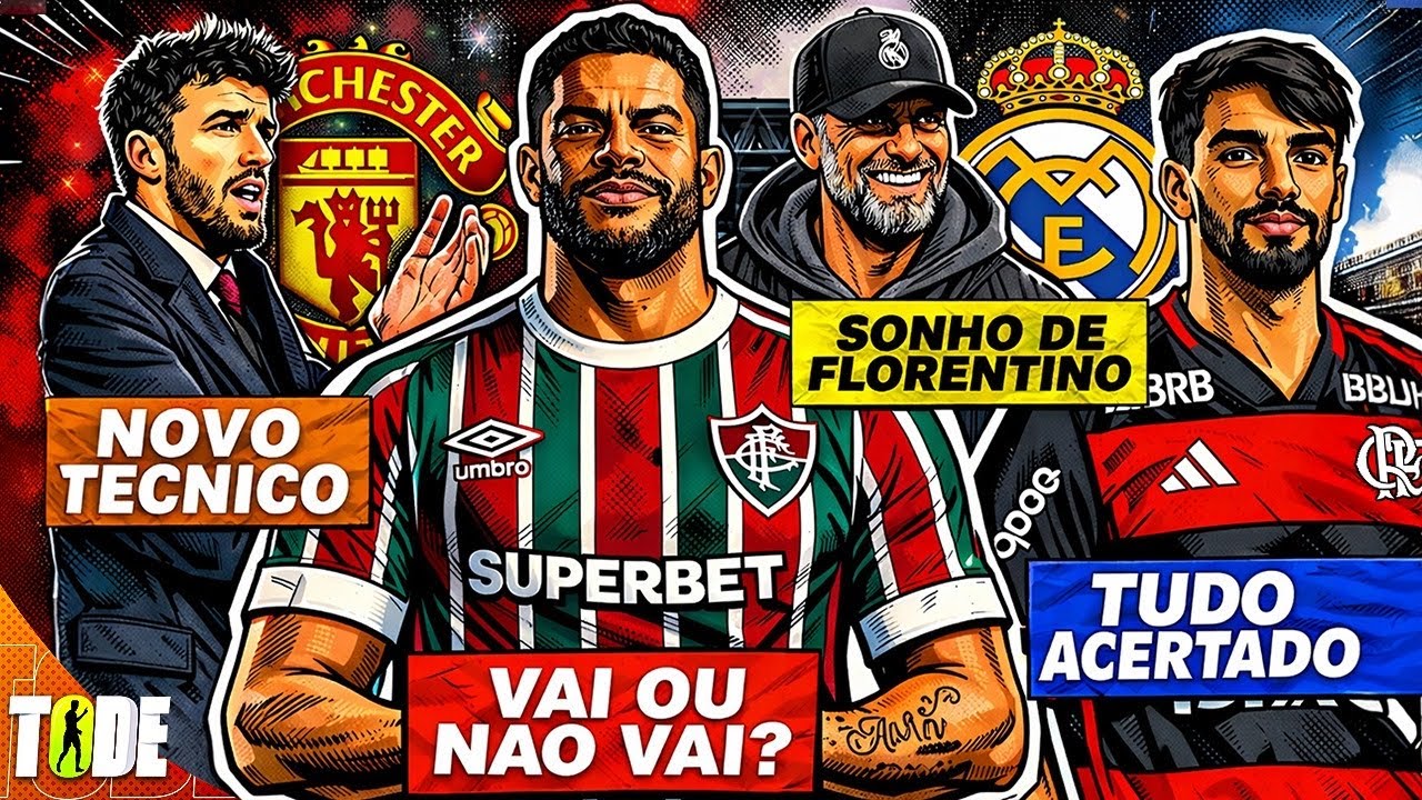 🚨 PAQUETÁ ACERTA COM FLAMENGO l KLOPP É SONHO DO REAL l HULK VAI PRO FLU ? l CARRICK É DO UNITED