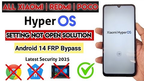 POCO X5 5G HyperOS FRP Bypass Latest Security 2025 | HyperOS FRP Bypass without PC 