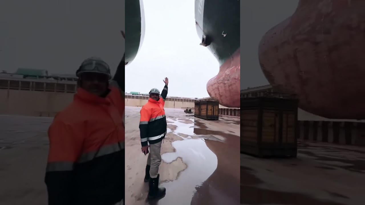 Ship out of water | Merchant navy | Life at sea | Life on Ship | mega ships | 