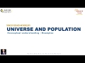 Universe and population  pankaj chauhan  research gyan