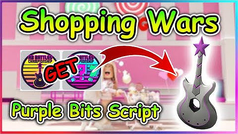 [Event🏆] Roblox Shopping Wars & RB Battles Script - Purple Bits (Get Badge)