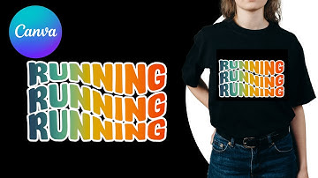 Wavy & Groovy Retro Text Effects in Canva: T-Shirt Design Tutorial