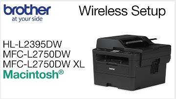 Connect MFCL2750DW to a wireless computer - Macintosh