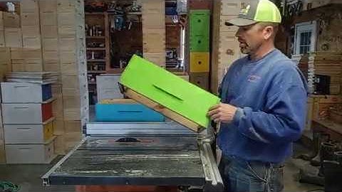 Frames combed together?...check the bee space and cut the box.