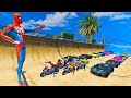 MotoBikes and Epic Cars Collection BMW X7, Audi RS 6, Bugatti Chiron on Triple Ramp