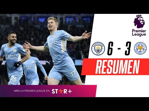 ¡SHOW DE GOLES Y PARTIDAZO PARA EL TRIUNFO DE LOS DE PEP! | Manchester City 6-3 Leicester | RESUMEN