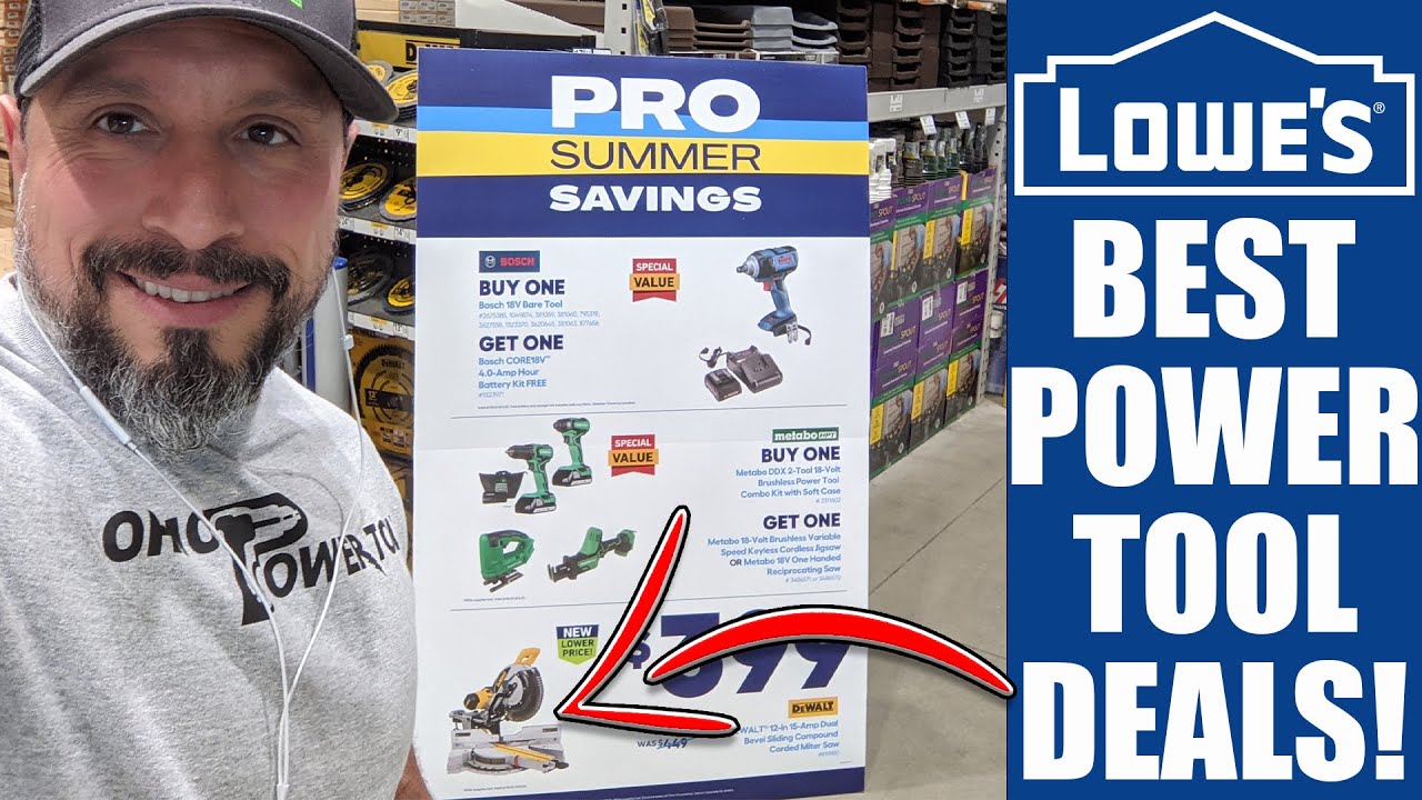 Father's Day Power TOOL DEALS at LOWE'S HOME IMPROVEMENT!
