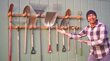 DIY Garden Tool Organizer