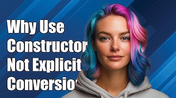 Why Constructor is Used Instead of Explicit Conversion Operator in C++