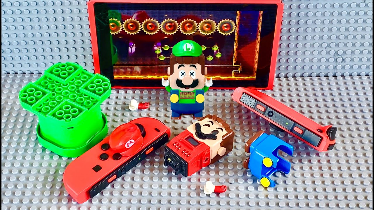 Luigi Heals Mario! Mario Heals Luigi! #legomario