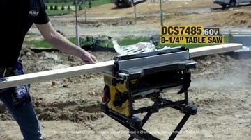 DEWALT DCS7485T1 FLEXVOLT 60V MAX Table Saw Kit, 8-1/4"