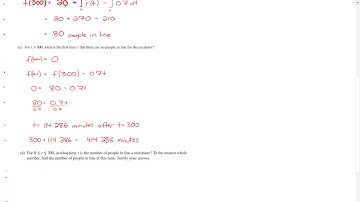 2018 AP Calculus BC Free Response Question 1 Solution [Student]