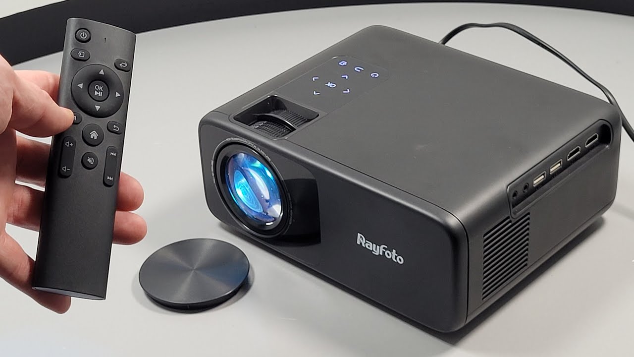 RayFoto RD-881 Multimedia Projector Review - YouTube