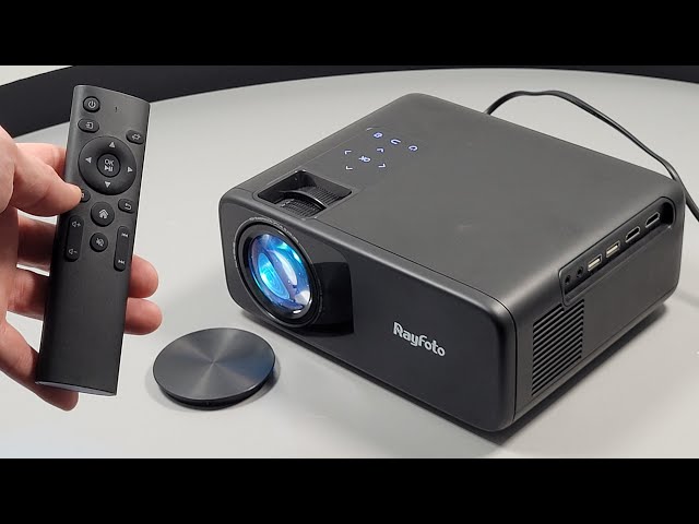 Rayfoto 9500L WIFI Native 1080p Movie Projector Review - YouTube