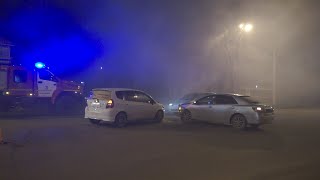 ДТП попало в прямой эфир | Лобовое столкновение на Проспекте в Хабаровске 04.04.24