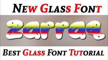 How to make new glass font in pixellab | glass font pixellab |Hindi & Urdu | Zarraq Creation