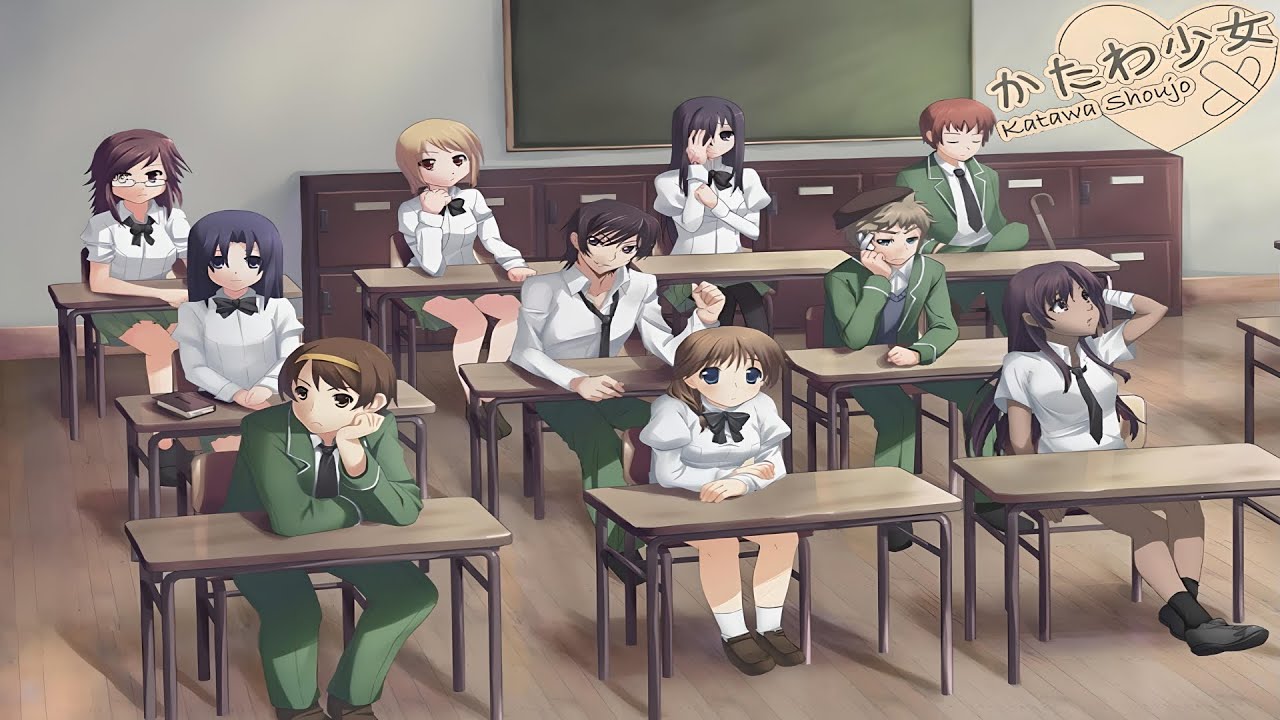 Katawa Shoujo. Визуальная новелла Katawa Shoujo. Katawa Shoujo Хисао. Katawa Shoujo новелла. Katawa shoujo русификатор 1.3 1