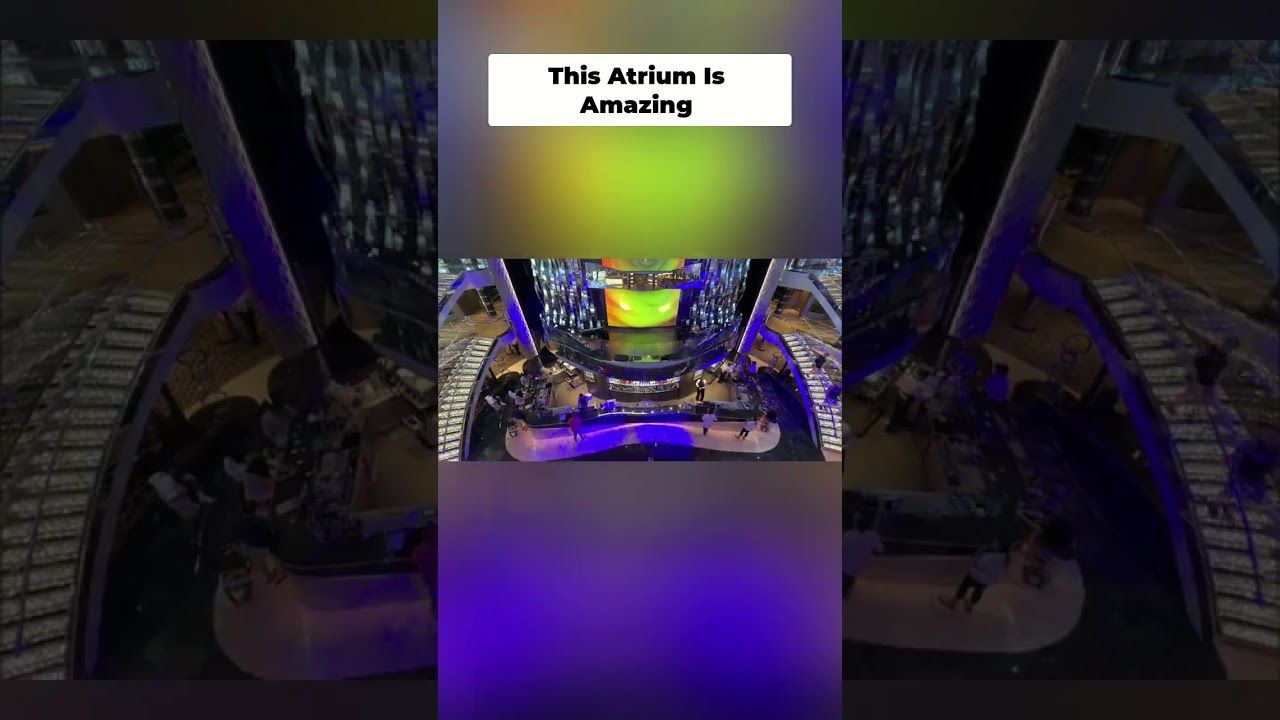 MSC Seashore Atrium Views #shorts