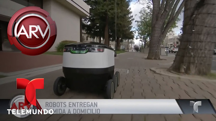 Empresa entrega comida a domicilio con robot | Al Rojo Vivo | Telemundo