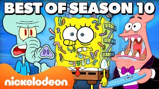SpongeBob's Best of Season 10 Marathon for 90 MINUTES! | Nickelodeon Cartoon Universe
