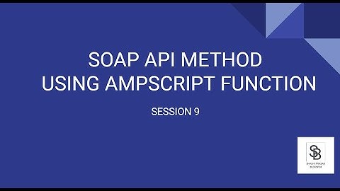 AMPScript Enablement | Session  9 - Part 1