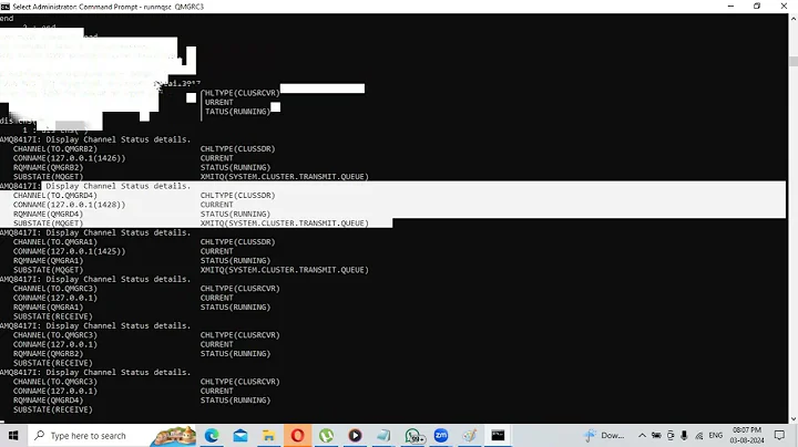 WMQ Training - Work Load Balancing in Cluster - Part1