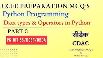 CDAC | CCEE Preparation MCQ