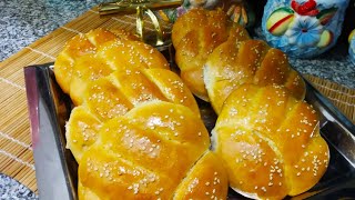 خبز الكيزر/عيش الكيزر/الفينو/خبز البرجر/عيش/باسرع وقت وابسط مقادير/Bun bread 