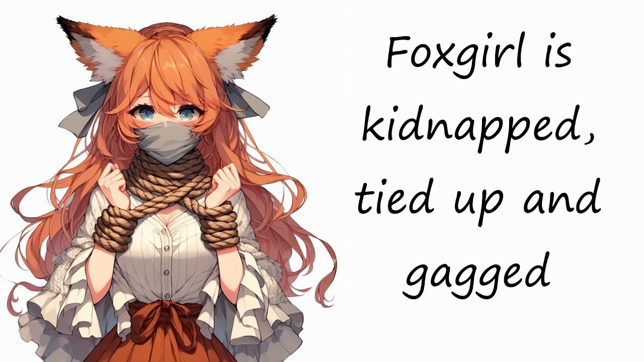 ASMR Story - Foxgirl is kidnapped, tied up and gagged [bondage] [chloroform] [breathplay]