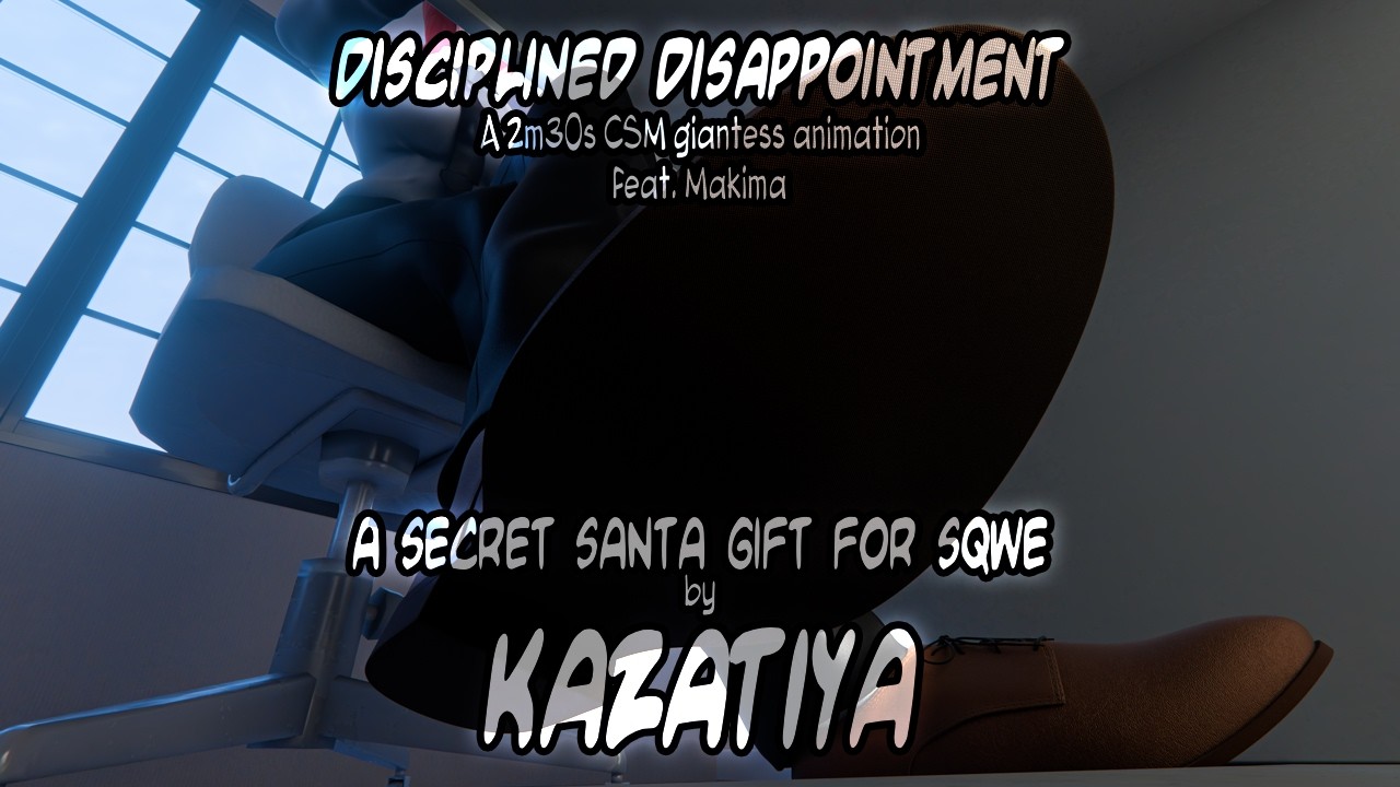 Disciplined Disappointment (Giantess Animation)