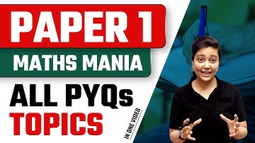 NTA UGC NET 2022 | Paper 1 | Maths Mania All PYQs Topics in One Video | by Aditi Ma