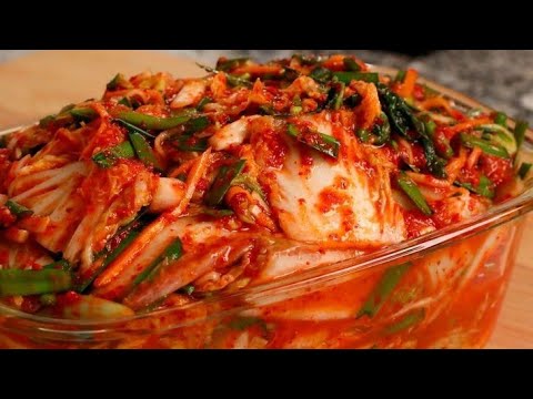 Korean kimchi recipe 🥢 أسهل طريقة لتحضير الكيمتشي الكوري المشهور😋