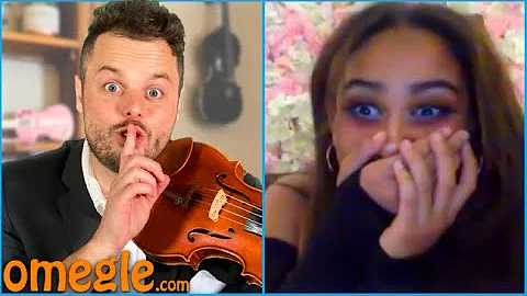 Classical Violinist Surprises Omegle with HIP-HOP