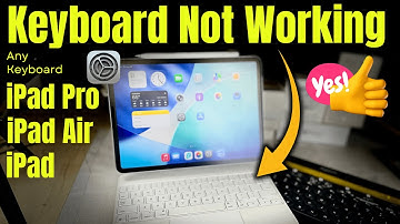 iPad Pro Keyboard NOT Working (2025) - Magic Keyboard or Smart Keyboard Keys Not Working