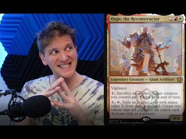 mtg osgir commander deck 2021 Osgir, the Reconstructor (Extended Art)