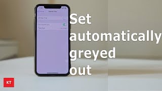 Date and time set automatically greyed out this video also answers
some of the queries below: can't change manually ...