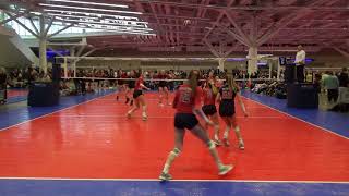 AVC 17N Meredith @JVA Rock and Rumble 17 Open vs Redline 17 Elite 1st Set
