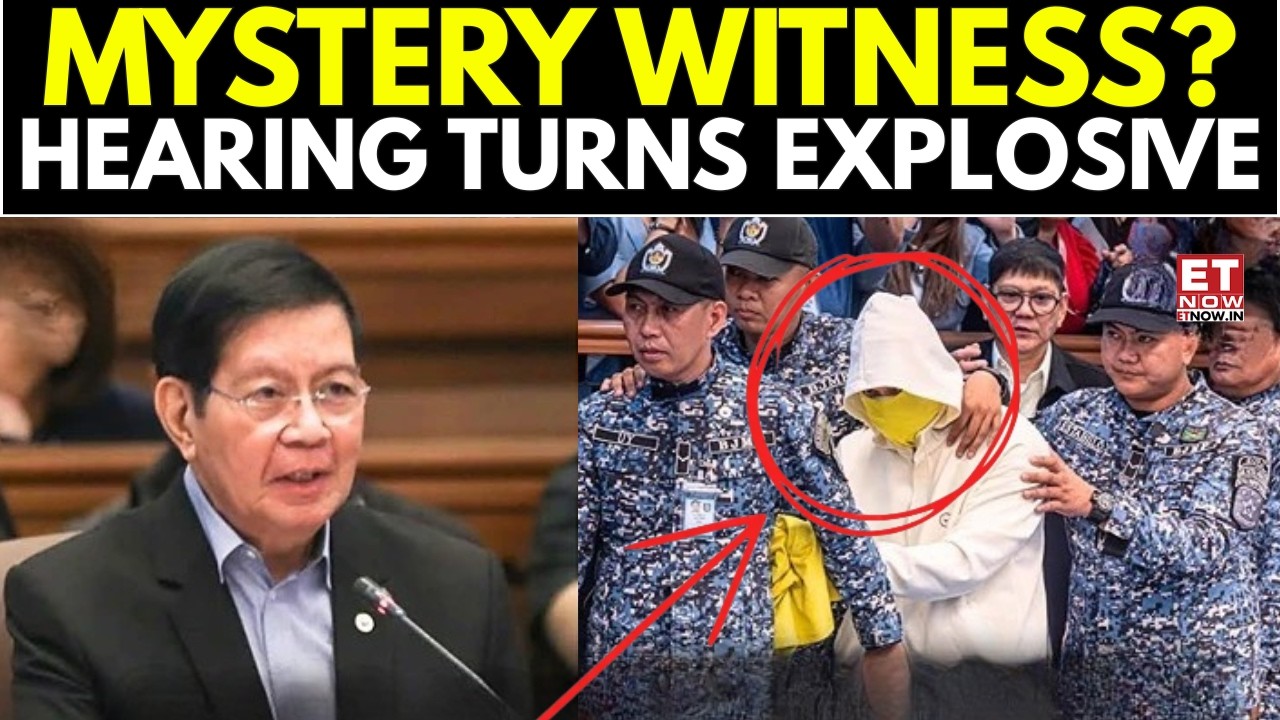 Philippines Senate LIVE: Mystery Witness Drops Bombshell Testimony, Hearing Stunned | ET Now |Manila