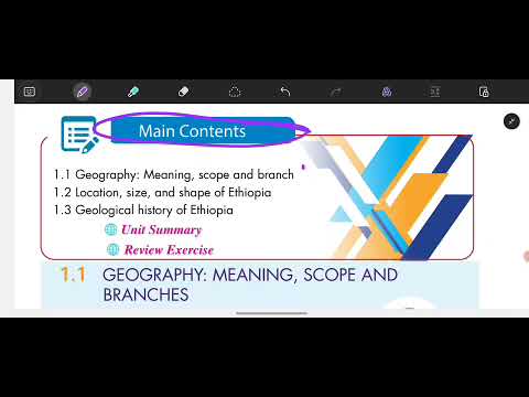 Geography Grade 9th Unit 1 Part 1 By Afaan Oromo